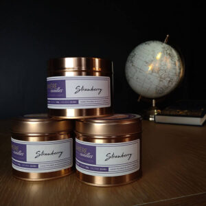 Strawberry Travel Candle